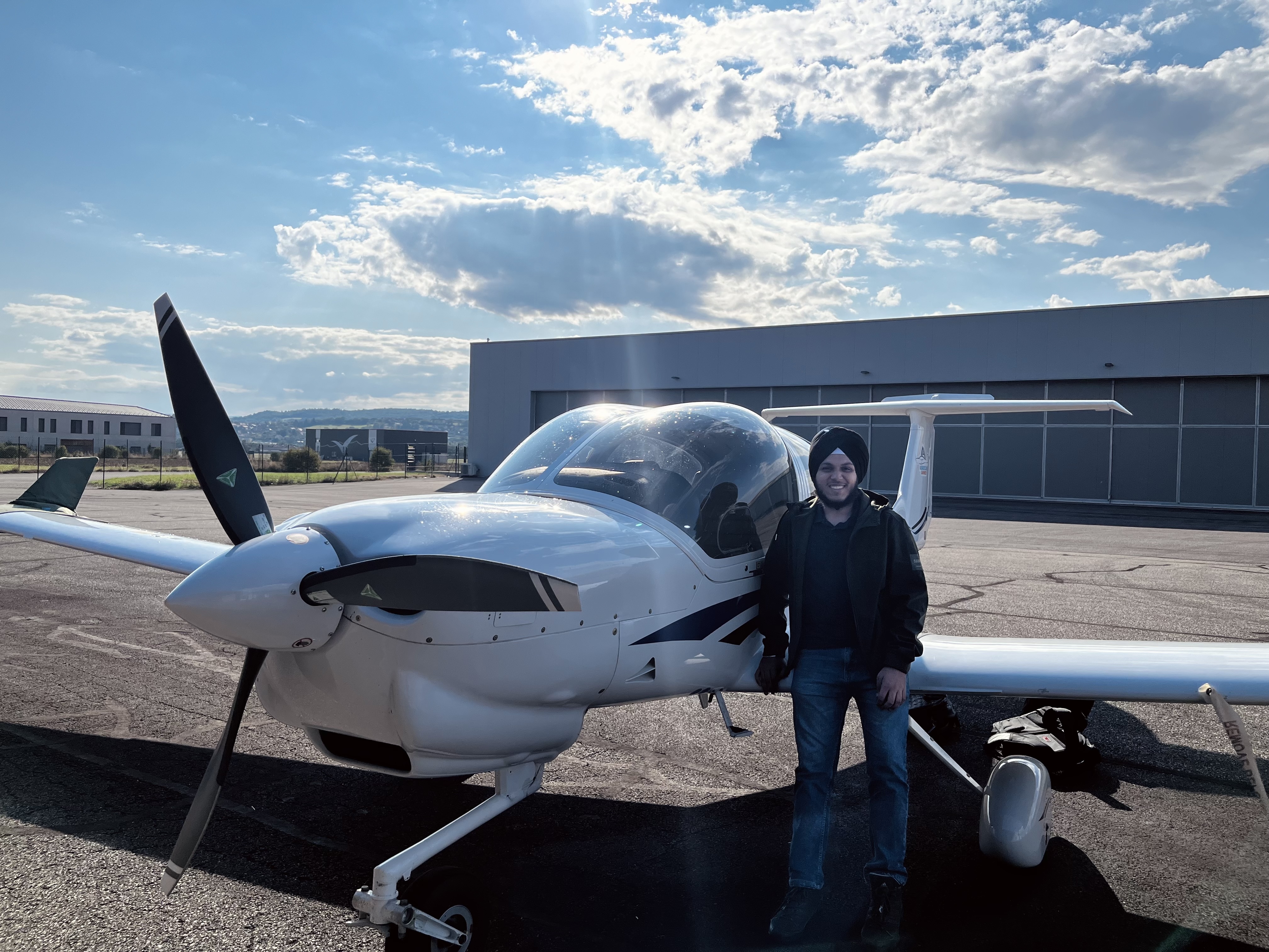 Discovery flight with DA40 NG aircraft